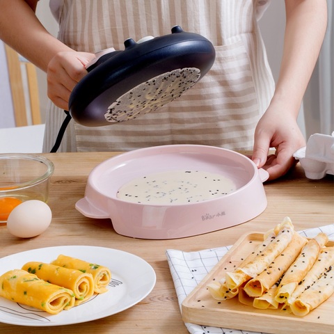220V Household Electric Crepe Maker Portable 600W Non-stick Automatic Electric Pancake Baking Pan Multi Cooker EU/AU/UK/US Plug ► Photo 1/5
