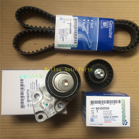 Timing Belt Kit Tensioner For Chevy Optra Lacetti Chevrolet Aveo 1.6 L DOHC E-TEC II 16V Genuine OEM 93744703 ► Photo 1/5