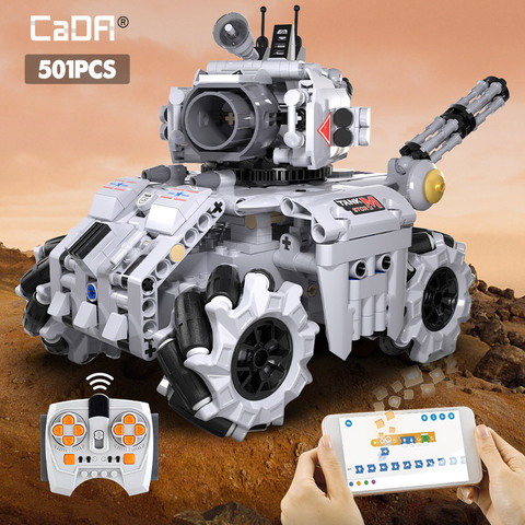 Cada City Military High-Tech APP Remote Control Electric Tank Building Blocks Creator MOC Off-road RC Racing Car Bricks Toys ► Photo 1/6