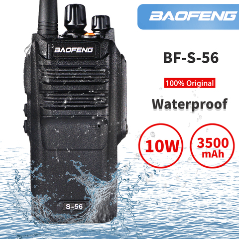 2022 Baofeng S-56 Waterproof Walkie Talkie 10W High Power CB Ham Radio 20KM Long Range Portable Hunting Two Way Radio BF-9700 ► Photo 1/6