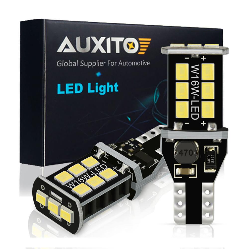 AUXITO 2X T15 Back up Error Free LED Bulb 912 W16W 921 Reverse Light Bulb CANBUS