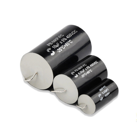 2pcs 6.8uF-47uF 400V Tweeter Speaker Frequency Divider Crossover Polypropylene Non-Polarity Capacitor ► Photo 1/6