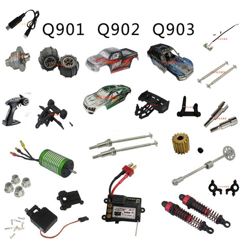 XINLEHONG XLH Q901 Q902 Q903 RC Car spare parts car  shell column Tire Swing arm gear Differential Drive shaft ESC servo etc. ► Photo 1/2