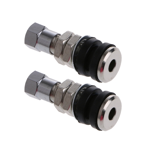 1 Pair Tire Wheel Valve Tubeless No Tube Stem Motorcycle Car Bike ATV Bicycle ► Photo 1/6