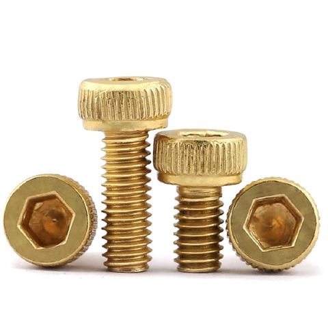 10pcs M2 M2.5 M3 pure brass DIN912 hex socket cap head screw ► Photo 1/2