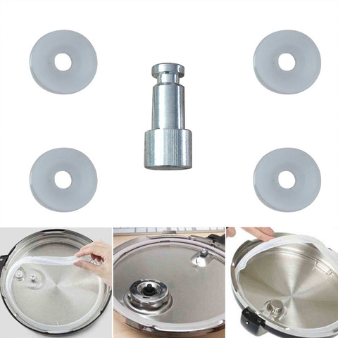 Electric Pressure Cooker Accessories (1 Float  + 4 Sealing Washers) Pressure Cooker Universal Replacement Float And Sealant Home ► Photo 1/6