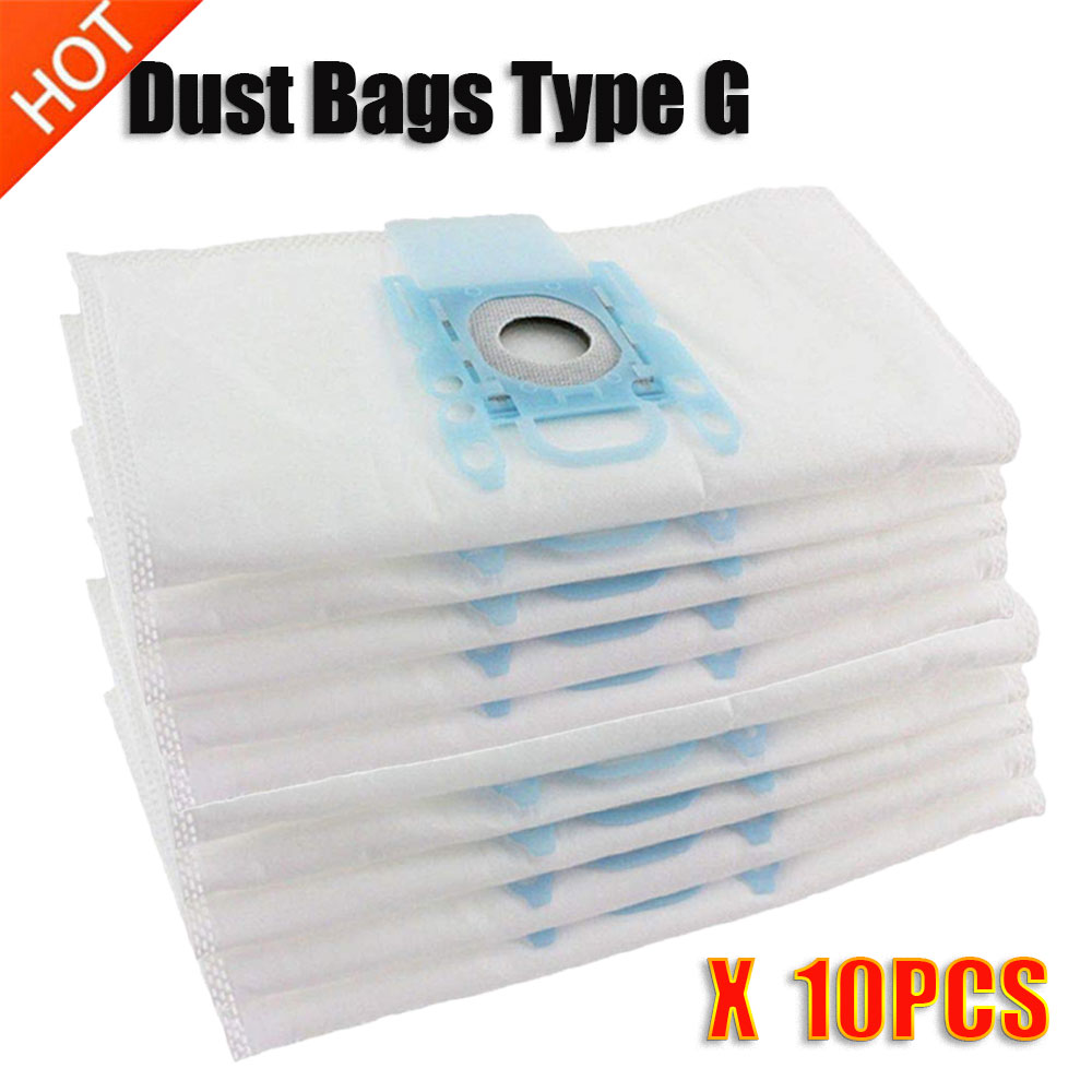 10 x Vacuum Cleaner Type G Cloth Dust Bags & 2 Filter For Bosch Hoover Bag 