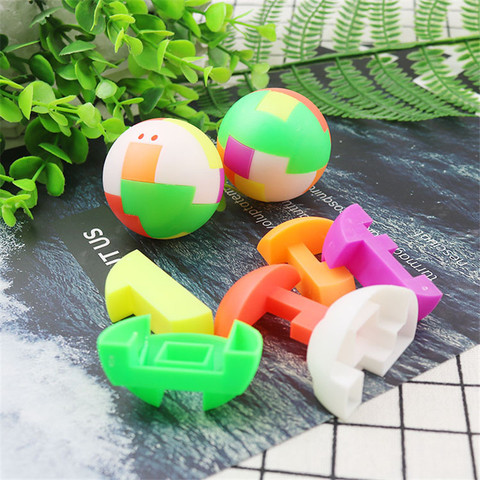 Creative Intelligence Assembled Ball Children Puzzle Toys Nostalgic Classic Assembly Magic  Cube Ball learning Toys for Children ► Photo 1/5