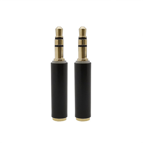 3.5mm TRS Male to Female TRRS Pure copper Gold Plated Audio Stereo Adapter Connectors 3.5mm 3 pole Male to 3.5mm 4 pole Female ► Photo 1/6