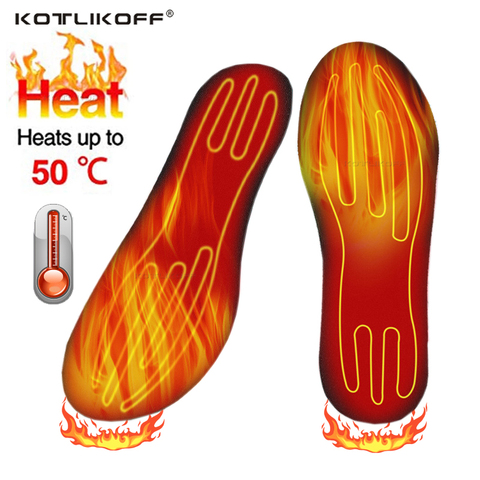 USB Electric Heated Insoles Women Men Heated Shoe Insoles Winter Outdoor Sport Feet Warming Insoles Foot Warming Pad Feet Warmer ► Photo 1/6