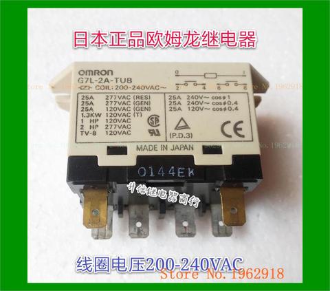 G7L-2A-TUB 200-240VAC 25A 6 The old 9 ► Photo 1/1