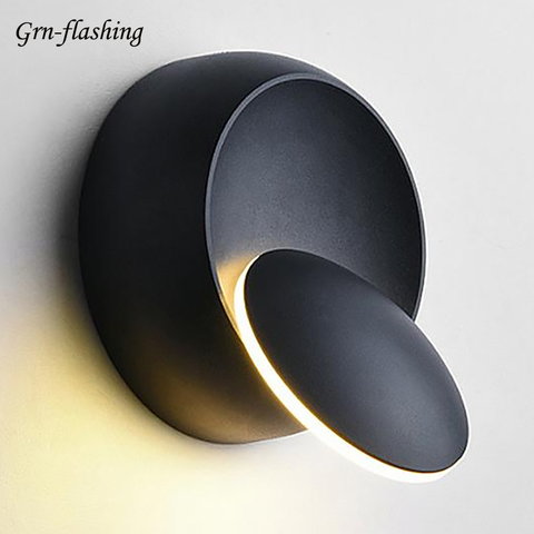 Creative 6W Led Wall Light 360 Degree Rotatable Bedroom Bedside Lamp for Home Living Room Loft Sconce Modern Indoor Decoration ► Photo 1/6