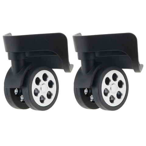 1 Pair Trunk Wheels,Luggage Wheel Spare Part Swivel Universal Casters Replacement Baggage Suitcase Wheels PVC for Luggage A85 ► Photo 1/6