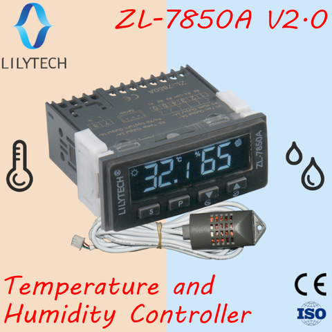 ZL-7850A ver 2.0, Incubator, Cheese or Sausage Deposit, Wet Sauna Control, Humidity Temperature Controller, Hygrostat Thermostat ► Photo 1/6