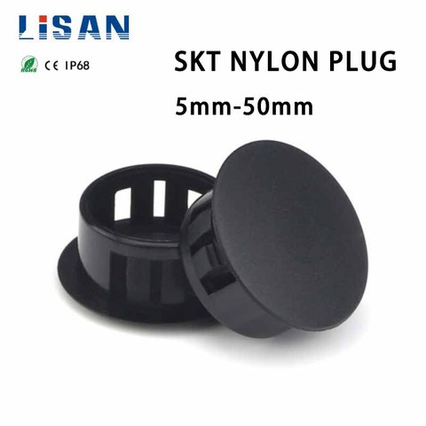 Plastic Plugs Cover Hole Nylon Plugs Dust Caps Flat head Reserved hole plugging Panel Kongsai Table and box extra hole plug ► Photo 1/6