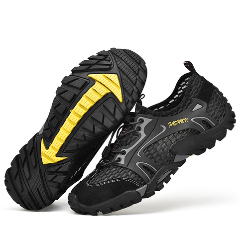 Men Aqua Shoes Trekking Hiking Shoes Breathable Elastic Quick Dry Upstream Socks Soft Non-slip Comfortable Diving Water Sneakers ► Photo 1/6