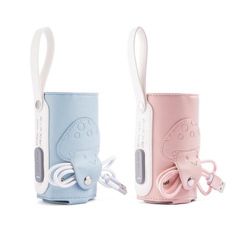 Portable USB Baby Bottle Warmer Travel Milk Warmer Infant Feeding