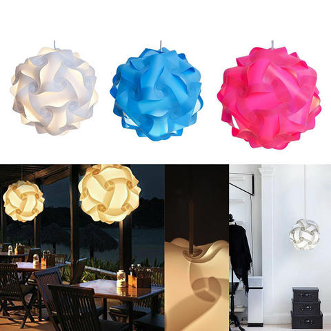 Dia.25CM Modern Ceiling Lampshade Elements IQ Puzzle Jigsaw Light Lamp Shade Ceiling Lampshade Creative DIY Chandelier Light ► Photo 1/6