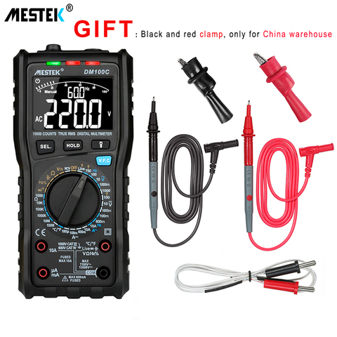 MESTEK Multimeter Digital True RMS NCV Automatic Resistance Voltage Temperature Multimetro Non-Contact Meter Tester ► Photo 1/6