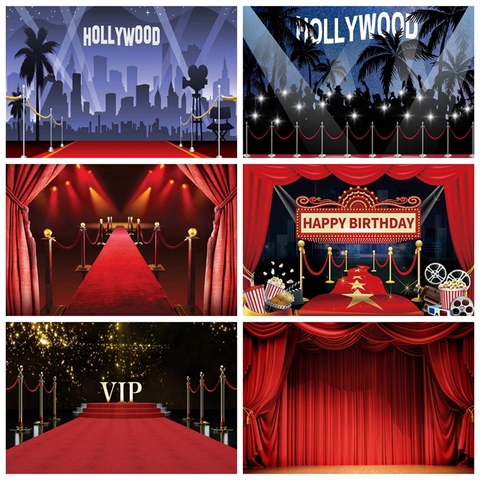 Hollywood Movie Backdrop Night Ceremony Birthday Party Supplies