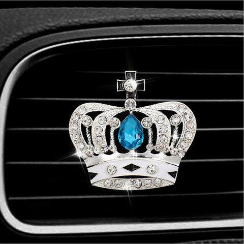 An crown Style car air freshener perfume bottle diffuser in the car auto Air conditioner outlet vent air Perfume clip ► Photo 1/4