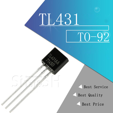 100pcs/lot TL431 TO92 TL431A TO-92 431 new voltage regulator IC ► Photo 1/2