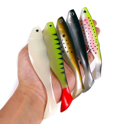 BATTLEBASS Cannibal Baits 150mm  26g Artificial Soft Fishing Lures Wobblers Fishing Soft Lures Silicone Shad Worm Bass Baits ► Photo 1/6