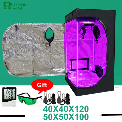 BEYSLION 40x40 50x50 Grow Tent With Bottom Vents Plant Growing Tents Growbox LEDGrow For Indoor  LED Grow Light Plant Growth ► Photo 1/6