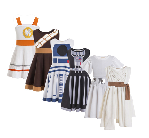 costume Rey costume Leia chewbacca R2D2 darth vador BB8 BB-8 C3po Family halloween costume cosplay costumes ► Photo 1/6