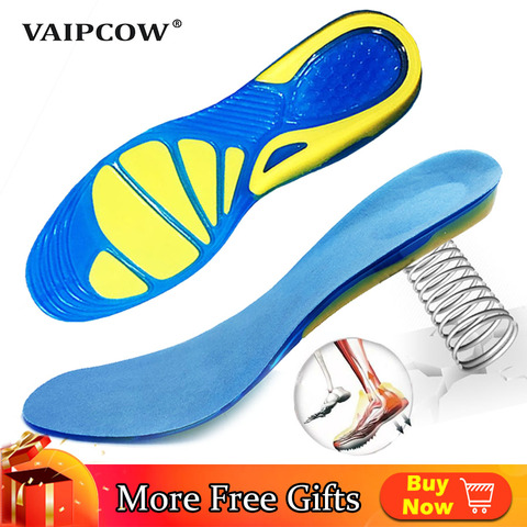 Silicone Non-Slip Gel Soft Sport Shoe Insoles Massaging Insole Orthopedic Foot Care For feet Shoes Sole Shock Absorption Pads ► Photo 1/6