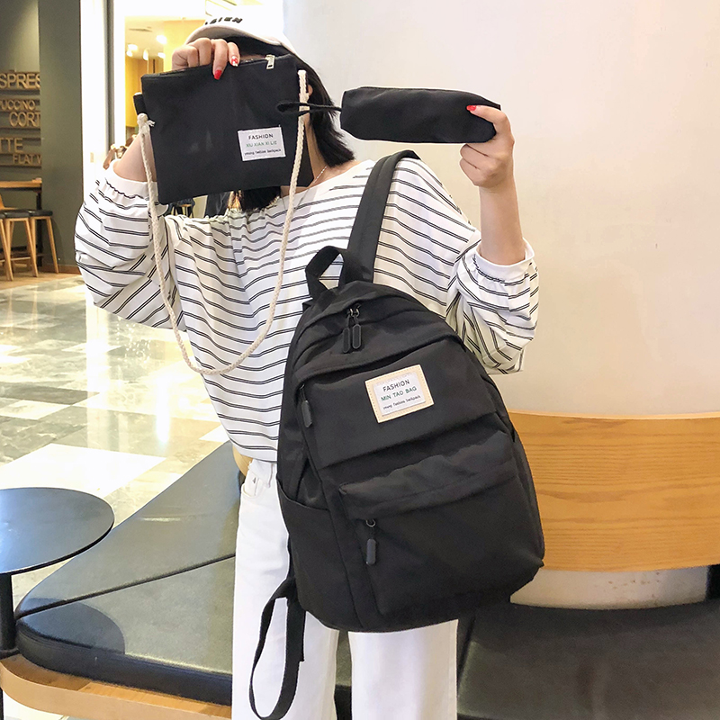 Backpack Nylon Shoulder Bag Casual School Bag Fashion Backpack for Girl Women