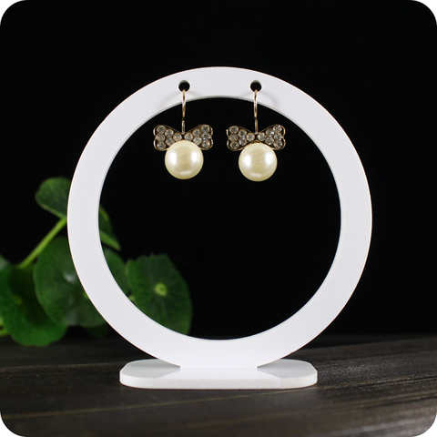 Round Earring holder stand jewellery display organizer door virtues earrings display earing holder case jewelry hand mannecan ► Photo 1/6
