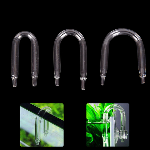 3Styles Durable U Shaped Aquarium Glass Tube Aquarium CO2 Diffuser Check Valve Fish Tank Tube ► Photo 1/6