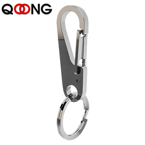 2022 High Quality Keyring Craftsman Metal Key Ring Men's Stainless Steel Key Chain Holder Belt Buckles Chaveiro Car Keychain Y93 ► Photo 1/6