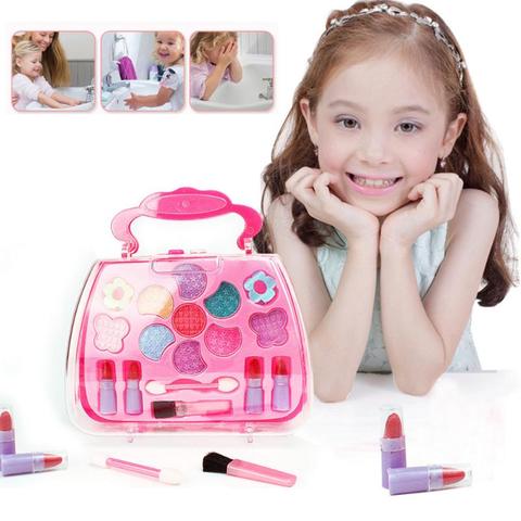 Children Girls Simulation Dressing Table Makeup Toy Cosmetics Party Performances Dressing Box Set Children Christmas Gifts TSLM1 ► Photo 1/6