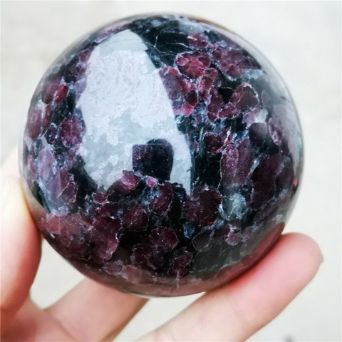 60-65mm Rare beautiful garnet ball crystal ball mineral healing hot ► Photo 1/6