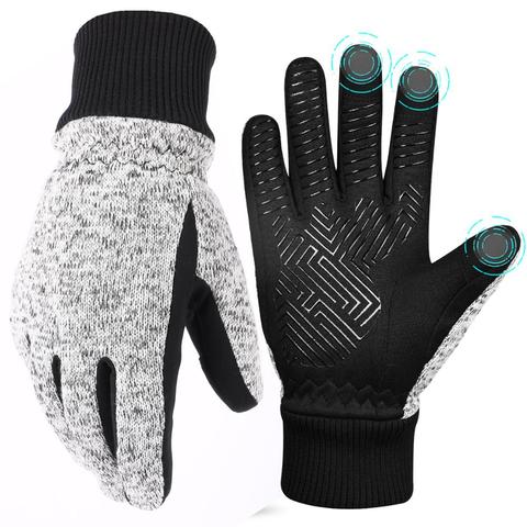 MOREOK Winter Gloves 3M Warm Running Gloves TouchScreen Thermal Gloves Sports Autumn Bicycle Bike Cycling Gloves for Men Women ► Photo 1/6