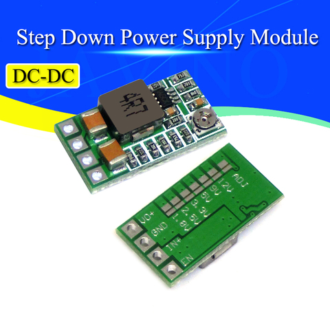 Mini DC-DC 12-24V To 5V 3A Step Down Power Supply Module Voltage Buck Converter Adjustable 97.5% 1.8V 2.5V 3.3V 5V 9V 12V ► Photo 1/4