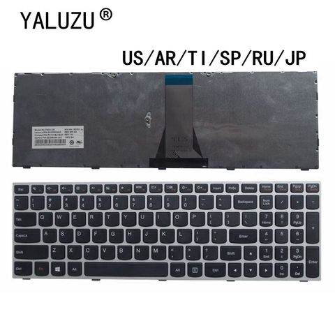 US/AR/TI/SP/RU/JP Laptop keyboard FOR Lenovo Flex 2 15 15D 25214725 MP-13Q13US-686 PK1314K1A00 T6G1-US T6G1B-US ► Photo 1/6