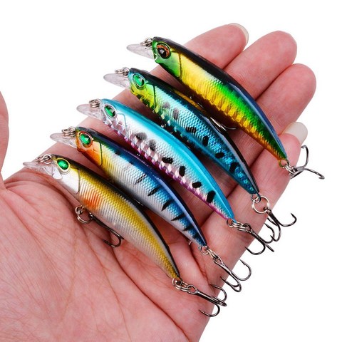 1PCS Floating Minnow Fishing Lure 65mm 4g Artificial Japan Hard Bait Bass Pike Wobbler Crankbait Carp Laser Fishing ► Photo 1/6