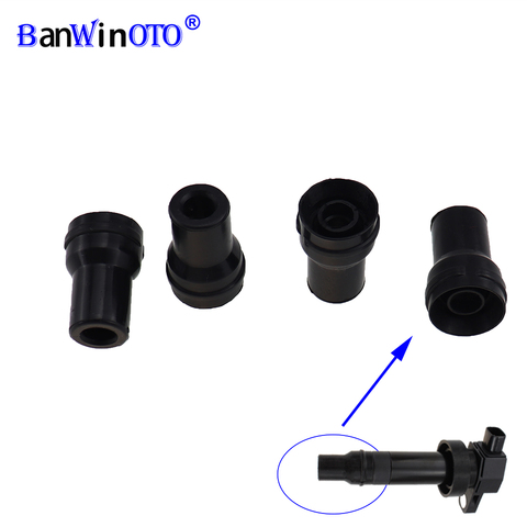 27301-2B010 4pcs/set Spark Plug Cap Connector Ignition Coil Rubber For Kia Soul for Hyundai Accent Avante Kia Rio 273012B010 ► Photo 1/6