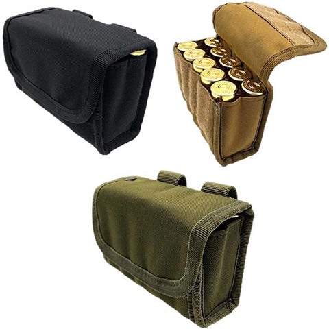 10 Round Shot Shotshell Reload Holder Molle Pouch for 12 Gauge/20G Magazine Pouch Ammo Round Cartridge Holder ► Photo 1/6