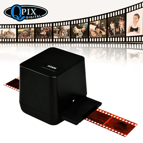 QPIX High Resolution Portable Film Scanner 22MP/14MP Scans Slides