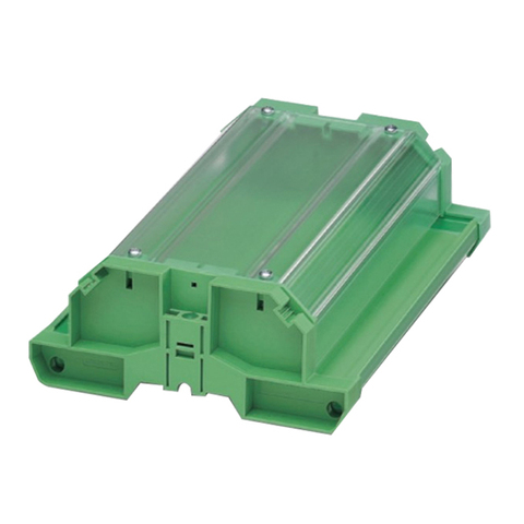 UM122 profile with cover PCB housing PCB enclosure DIN rail mounting PCB case PCB Dust cover holder ► Photo 1/4