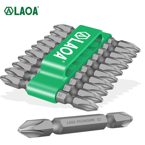 LAOA Phillips Screwdriver Bits 10PCS 1/4