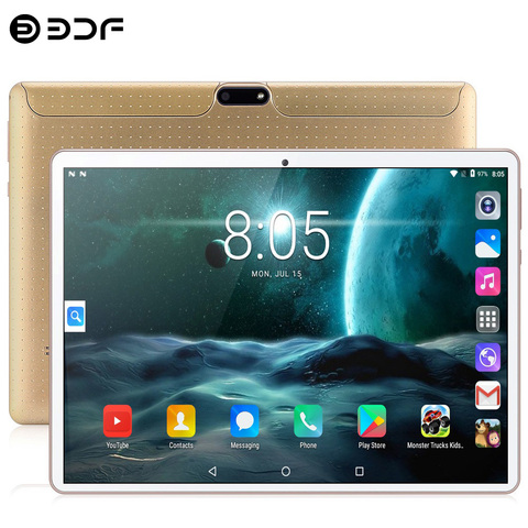 New Original 10.1 inch Tablet Pc Google Android 7.0 Tablets 3G Phone Call WiFi GPS Bluetooth Dual SIM cards 2.5D Glass Screen ► Photo 1/6