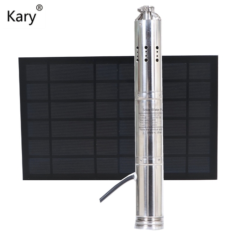 Kary 1 inch outlet 320w 40m lift 24 volt dc pumps 3000L/H solar water submerged pump for deep well ► Photo 1/6