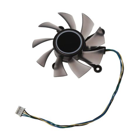 R128015SU 75mm 4pin 4x43mm for EAH5830/6850/8600/9800 GTS 260/450/460 HD7850 Graphics Card Cooling Fan ► Photo 1/6