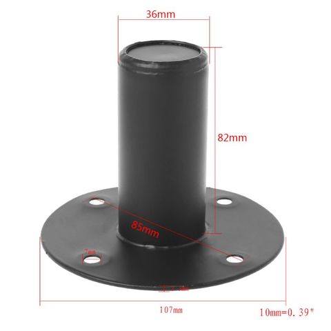 Professional Metal Stand Speaker Iron Lower Sound Stage Seat Mounting Base Tray ► Photo 1/6