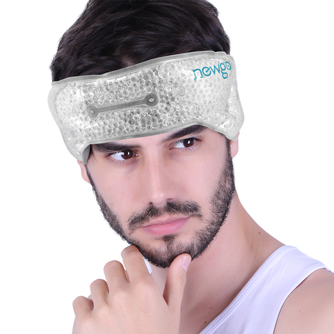 Headache Ice Pack Head Wrap Adjustable Cold Pack with Gel Bead for Pain Relief Migraine Toothaches Cold Hot Therapy for head ► Photo 1/6